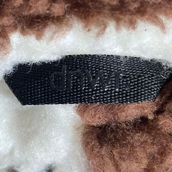 ZARA MEN combination checkered/ plaid fleece jacket  Oversized Cozy SZ S - Picture 7 of 16